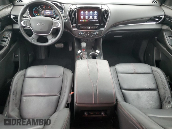 2023 Chevrolet Traverse RS with VIN 1GNERJKW7PJ228236, listed as a Copart auction lot 88091645 with 17,256 mi miles and Salvage Title. Bid and sale history available at carsss.com. Image 8.
