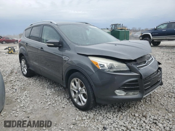 2015 Ford Escape Titanium with VIN 1FMCU9J90FUA52213, listed as a Copart auction lot 50302455 with 170,268 mi miles and Salvage Title. Bid and sale history available at carsss.com. Image 4.