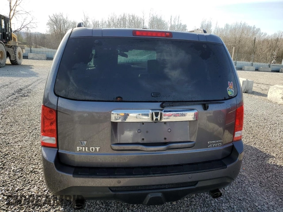 2014 Honda Pilot Touring with VIN 5FNYF4H99EB031008, listed as a Copart auction lot 49169595 with 162,506 mi miles and Non Repairable. Bid and sale history available at carsss.com. Image 6.