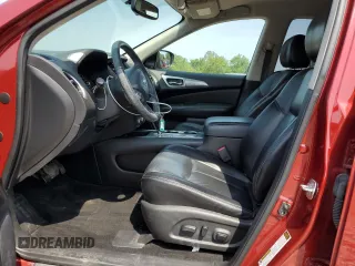2018 Nissan Pathfinder S with VIN 5N1DR2MN7JC614550, listed as a Copart auction lot 60721215 with 135,189 mi miles and Salvage title. Bid and sale history available at DreamBid. Image 7.