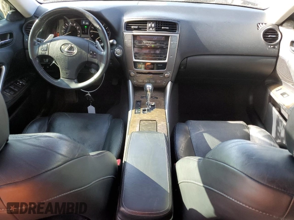 2010 Lexus IS 250 with VIN JTHCF5C20A5040491, listed as a Copart auction lot 53475435 with 153,298 mi miles and Salvage Title. Bid and sale history available at carsss.com. Image 8.