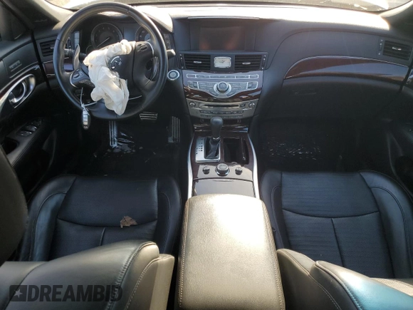 2017 Infiniti M37 with VIN JN1BY1AR4HM770438, listed as a Copart auction lot 87245434 with 91,793 mi miles and Salvage Title. Bid and sale history available at carsss.com. Image 8.
