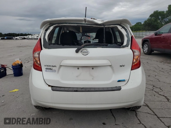 2015 Nissan Note SV with VIN 3N1CE2CP4FL386665, listed as a Copart auction lot 58596785 with 141,244 mi miles and Salvage title. Bid and sale history available at DreamBid. Image 6.