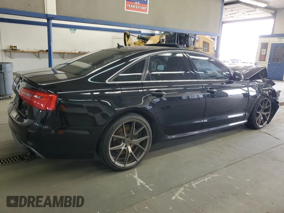 2013 Audi A6 Prestige with VIN WAUHGAFC5DN089463, listed as a Copart auction lot 57886495 with Not provided miles and Salvage title. Bid and sale history available at DreamBid. Image 3.