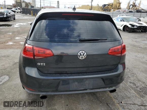 2016 Volkswagen Golf GTI SE with VIN 3VW5T7AU3GM048202, listed as a Copart auction lot 48351073 with 59,721 mi miles. Bid and sale history available at carsss.com. Image 6.