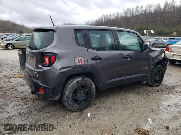 2016 Jeep Renegade Sport with VIN ZACCJBAW5GPD03336, listed as a Copart auction lot 50492275 with 116,001 mi miles and Salvage Title. Bid and sale history available at carsss.com. Image 3.