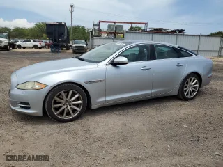 2011 Jaguar XJ with VIN SAJWA1CB9BLV05595, listed as a Copart auction lot 54947855 with 39,516 mi miles and Salvage Title. Bid and sale history available at carsss.com. Image 1.