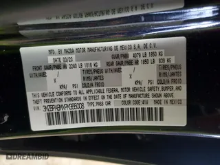 2023 Mazda Mazda3 Sedan 2.5 S Select with VIN 3MZBPABMXPM365008, listed as a Copart auction lot 46123215 with 67,233 mi miles and Salvage Title. Bid and sale history available at carsss.com. Image 12.