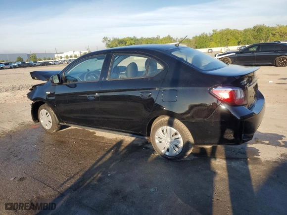 2024 Mitsubishi Mirage G4 ES with VIN ML32FUFJ1RHF13910, listed as a Copart auction lot 50687995 with 3,890 mi miles and Non Repairable. Bid and sale history available at carsss.com. Image 2.