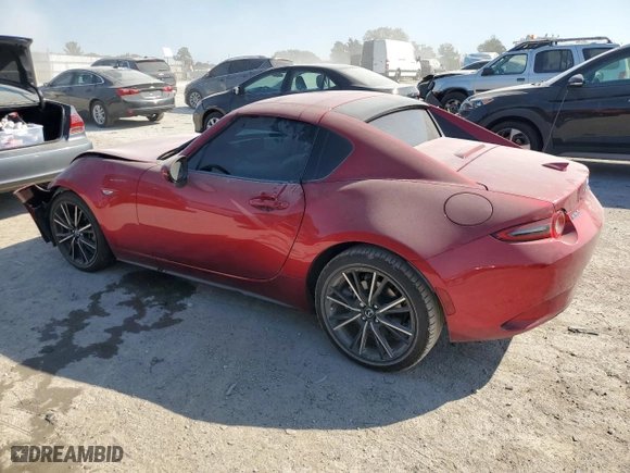 2024 Mazda MX-5 Miata RF Grand Touring with VIN JM1NDAM75R0603367, listed as a Copart auction lot 71879714 with NaN miles and Salvage Title. Bid and sale history available at carsss.com. Image 2.