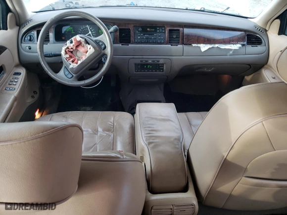 1998 Lincoln Town Car Executive with VIN 1LNFM81W7WY661143, listed as a Copart auction lot 43244755 with 115,992 mi miles and Salvage Title. Bid and sale history available at carsss.com. Image 8.