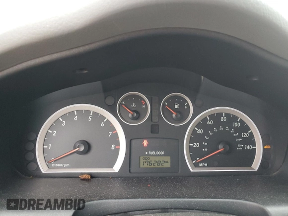 2005 Hyundai Santa Fe GLS with VIN KM8SC13D45U904384, listed as a Copart auction lot 72940944 with 176,282 mi miles and Salvage Title. Bid and sale history available at carsss.com. Image 9.