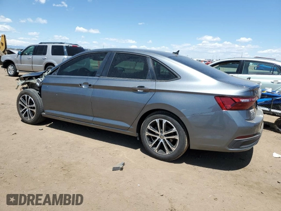 2024 Volkswagen Jetta Sport with VIN 3VWBM7BU1RM008606, listed as a Copart auction lot 57120815 with 11,987 mi miles and Salvage title. Bid and sale history available at DreamBid. Image 2.