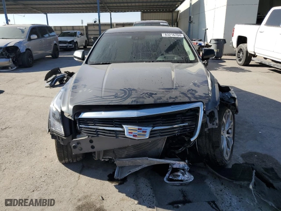2018 Cadillac ATS Sedan Premium Performance RWD with VIN 1G6AD5SS7J0184166, listed as a Copart auction lot 83216704 with 57,025 mi miles and Salvage Title. Bid and sale history available at carsss.com. Image 5.