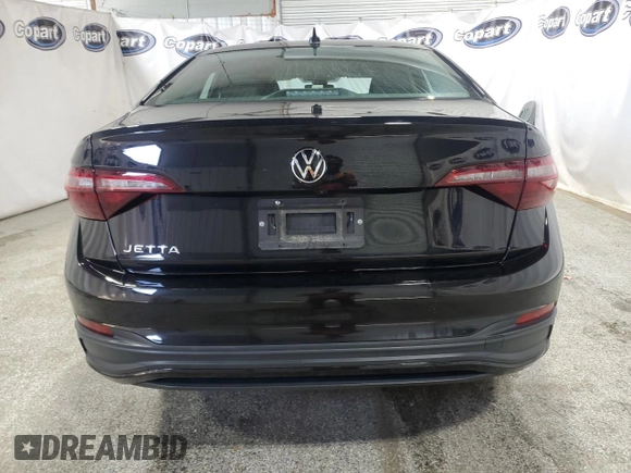 2024 Volkswagen Jetta S with VIN 3VW5M7BU5RM085170, listed as a Copart auction lot 61955735 with 23,150 mi miles and Clean title. Bid and sale history available at DreamBid. Image 6.