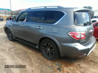 2018 Nissan Armada Platinum z VIN JN8AY2NE1J9730756, wystawiony jako IAAI lot #42274976 z przebiegiem 65 462 mil mil oraz . Historia ofert i sprzedaży dostępna na DreamBid. Obrazek 3.