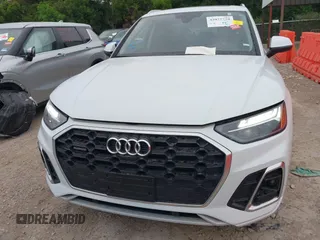 2023 Audi Q5 S line Premium Plus with VIN WA1EAAFY9P2053732, listed as a IAAI auction lot 42075720 with 51,553 mi miles. Bid and sale history available at carsss.com. Image 12.