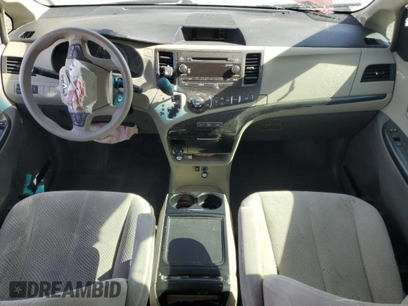 2013 Toyota Sienna LE with VIN 5TDJK3DC7DS069825, listed as a Copart auction lot 46951975 with 190,762 mi miles and Salvage Title. Bid and sale history available at carsss.com. Image 8.