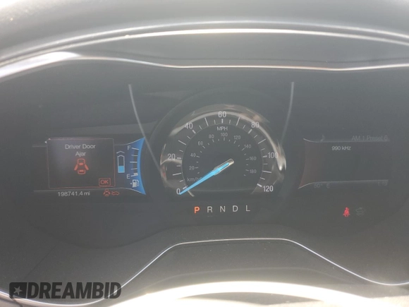 2013 Ford Fusion Titanium with VIN 3FA6P0SU2DR351610, listed as a Copart auction lot 63422525 with 198,741 mi miles and Salvage title. Bid and sale history available at DreamBid. Image 9.