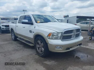 2012 Ram 1500 Laramie Longhorn with VIN 1C6RD6PT8CS160030, listed as a IAAI auction lot 42342232 with 145,021 mi miles and . Bid and sale history available at DreamBid. Image 1.