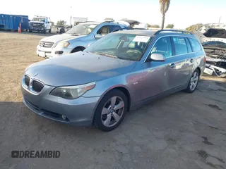 2007 BMW 5 Series 530xi with VIN WBANN73527CN04174, listed as a IAAI auction lot 41401304 with 114,405 mi miles and . Bid and sale history available at DreamBid. Image 19.