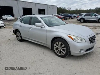 2012 Infiniti M37 with VIN JN1BY1AR5CM395605, listed as a Copart auction lot 83316794 with 64,201 mi miles and Salvage Title. Bid and sale history available at carsss.com. Image 4.