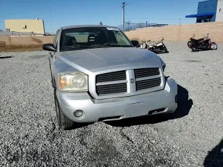 2006 Dodge Dakota SLT with VIN 1D7HE48N66S502543, listed as a Copart auction lot 80529864 with 96,027 mi miles and Salvage Title. Bid and sale history available at carsss.com. Image 10.
