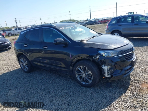 2023 Buick Encore GX Select with VIN KL4MMDS25PB135740, listed as a IAAI auction lot 42111420 with 35,672 mi miles and . Bid and sale history available at DreamBid. Image 1.