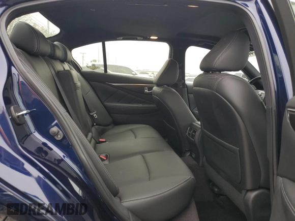2021 Infiniti Q50 Sensory with VIN JN1EV7CP7MM703492, listed as a Copart auction lot 86268244 with 21,554 mi miles and Salvage title. Bid and sale history available at DreamBid. Image 10.