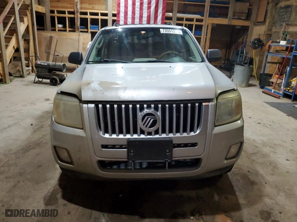 2009 Mercury Mariner with VIN 4M2CU91GX9KJ20269, listed as a Copart auction lot 73551374 with 165,422 mi miles and Clean Title. Bid and sale history available at carsss.com. Image 5.