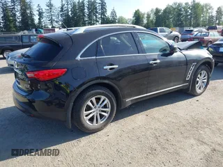2013 Infiniti FX with VIN JN8CS1MW1DM171158, listed as a IAAI auction lot 42234300 with 142,710 mi miles and . Bid and sale history available at DreamBid. Image 4.