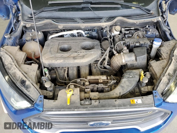 2018 Ford EcoSport SES z VIN MAJ6P1CL2JC180931, wystawiony jako Copart lot #50759545 z przebiegiem 47 068 mil mil oraz Szkoda całkowita • Salvage title. Historia ofert i sprzedaży dostępna na DreamBid. Obrazek 11.