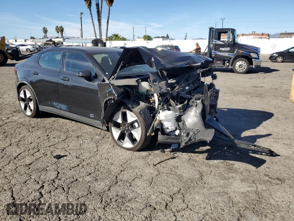 2023 Polestar 2 with VIN YSMED3KAXPL132309, listed as a Copart auction lot 80565724 with 55,168 mi miles and Salvage Title. Bid and sale history available at carsss.com. Image 4.