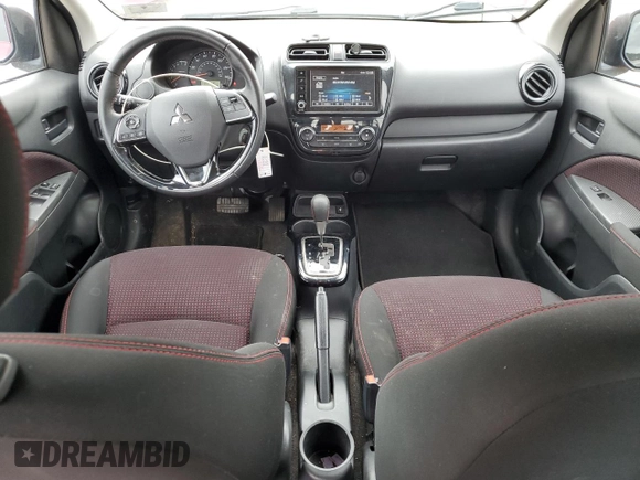 2022 Mitsubishi Mirage ES z VIN ML32FUFJ3NHF08086, wystawiony jako Copart lot #51950045 z przebiegiem 30 677 mil mil oraz Szkoda całkowita • Salvage title. Historia ofert i sprzedaży dostępna na DreamBid. Obrazek 8.
