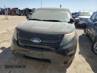 2014 Ford Utility Police Interceptor with VIN 1FM5K8AR6EGB44643, listed as a Copart auction lot 65148214 with 147,056 mi miles and Salvage Title. Bid and sale history available at carsss.com. Image 5.