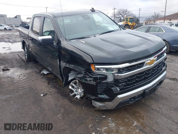 2025 Chevrolet Silverado 1500 LT with VIN 1GCPKKEK1SZ107524, listed as a IAAI auction lot 41676575 with 838 mi miles and . Bid and sale history available at DreamBid. Image 6.