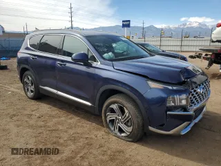 2021 Hyundai Santa Fe SEL with VIN 5NMS24AJ3MH326687, listed as a Copart auction lot 48205135 with 31,761 mi miles and Salvage Title. Bid and sale history available at carsss.com. Image 4.