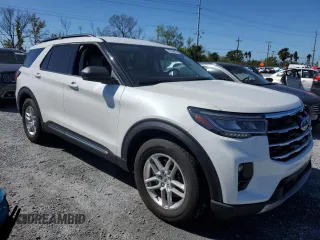2025 Ford Explorer Active with VIN 1FMUK7DH7SGA38500, listed as a Copart auction lot 48053885 with Not Provided miles and Non Repairable. Bid and sale history available at carsss.com. Image 4.