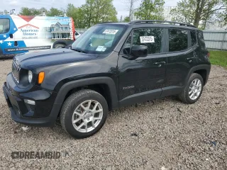 2021 Jeep Renegade Islander with VIN ZACNJDBB0MPM32819, listed as a Copart auction lot 57473315 with 5,370 mi miles and Salvage title. Bid and sale history available at DreamBid. Image 1.
