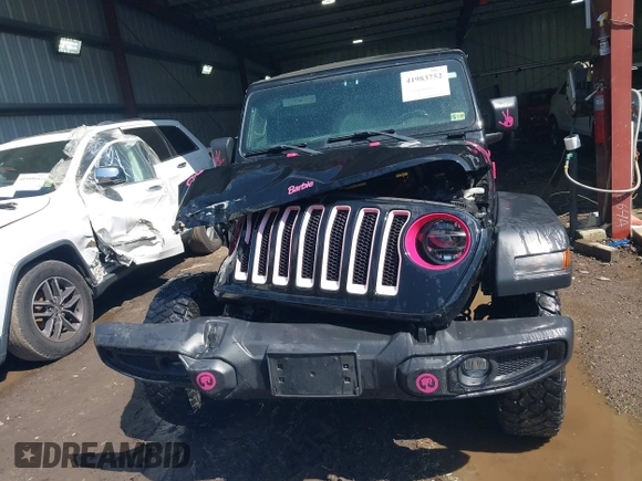 2021 Jeep Wrangler Unlimited Sport S with VIN 1C4HJXDG7MW714968, listed as a IAAI auction lot 41983752 with 50,980 mi miles. Bid and sale history available at carsss.com. Image 13.