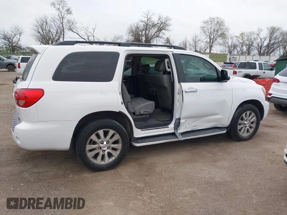 2008 Toyota Sequoia Limited with VIN 5TDBY68A38S018972, listed as a IAAI auction lot 42076036 with 208,053 mi miles and . Bid and sale history available at DreamBid. Image 14.