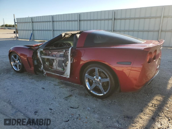 2008 Chevrolet Corvette with VIN 1G1YY26W785121604, listed as a Copart auction lot 49586615 with 75,865 mi miles and Salvage Title. Bid and sale history available at carsss.com. Image 2.