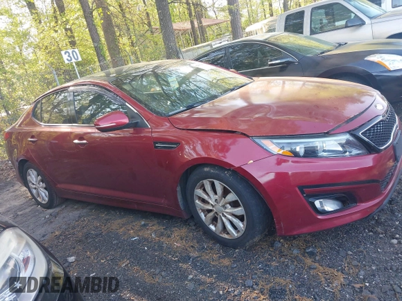 2015 Kia Optima EX with VIN 5XXGN4A70FG385182, listed as a IAAI auction lot 42005000 with 199,417 mi miles. Bid and sale history available at carsss.com. Image 13.