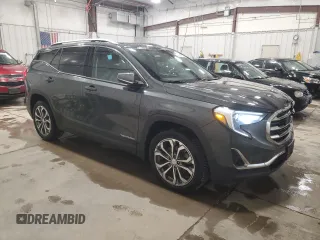 2020 GMC Terrain SLT with VIN 3GKALVEX0LL131679, listed as a Copart auction lot 53706415 with 105,057 mi miles and Salvage Title. Bid and sale history available at carsss.com. Image 4.
