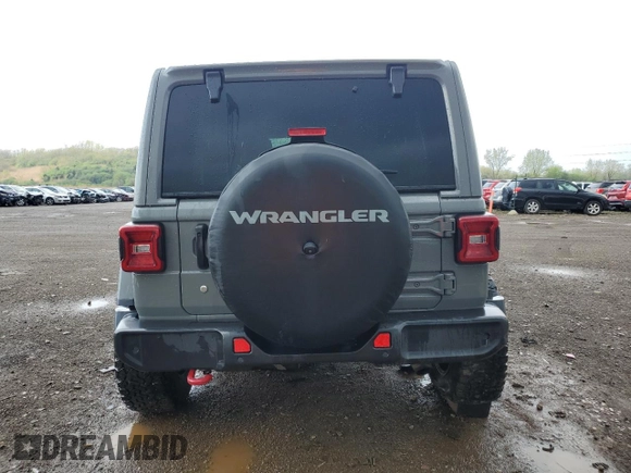 2020 Jeep Wrangler Unlimited Rubicon с VIN 1C4HJXFNXLW131160, выставлен на аукционе Copart как лот 54761455 с пробегом 85 225 миль миль и Списание • Salvage title. История ставок и продаж доступна на DreamBid. Изображение 6.