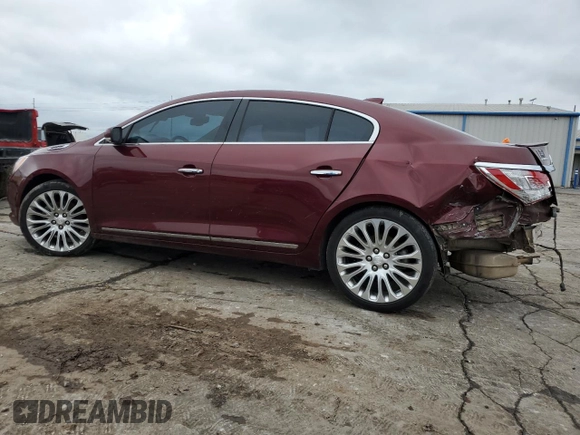 2016 Buick LaCrosse Premium II with VIN 1G4GF5G34GF105685, listed as a Copart auction lot 86892104 with 98,435 mi miles and Salvage Title. Bid and sale history available at carsss.com. Image 2.