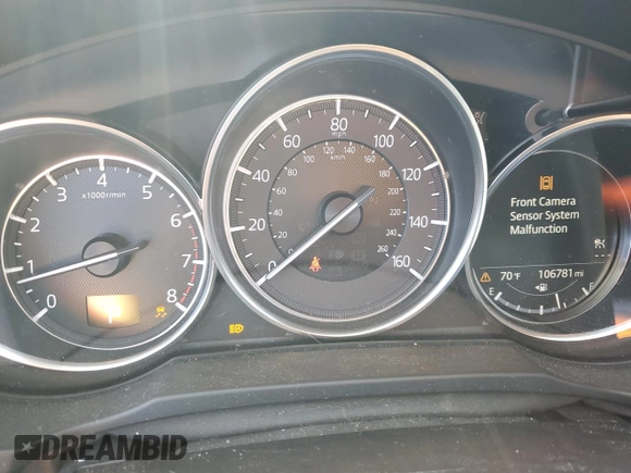 2018 Mazda CX-5 Grand Touring with VIN JM3KFADM5J0325794, listed as a Copart auction lot 79748544 with 106,781 mi miles and Salvage Title. Bid and sale history available at carsss.com. Image 9.