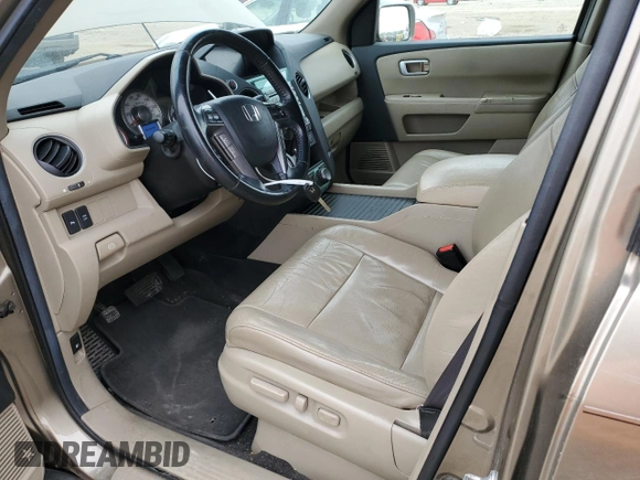 2011 Honda Pilot Touring with VIN 5FNYF4H99BB097019, listed as a Copart auction lot 53865365 with 260,357 mi miles and Salvage Title. Bid and sale history available at DreamBid. Image 7.