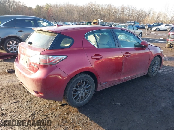 2012 Lexus CT 200h z VIN JTHKD5BH6C2094597, wystawiony jako IAAI lot #41519462 z przebiegiem 100 783 mil mil oraz . Historia ofert i sprzedaży dostępna na DreamBid. Obrazek 4.