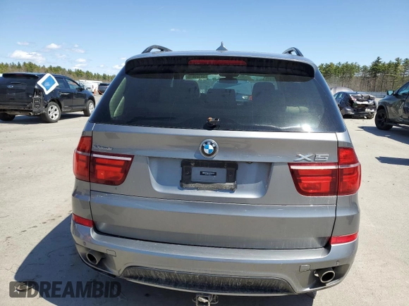 2012 BMW X5 35d with VIN 5UXZW0C58C0B88267, listed as a Copart auction lot 54160615 with Not provided miles and Salvage title. Bid and sale history available at DreamBid. Image 6.